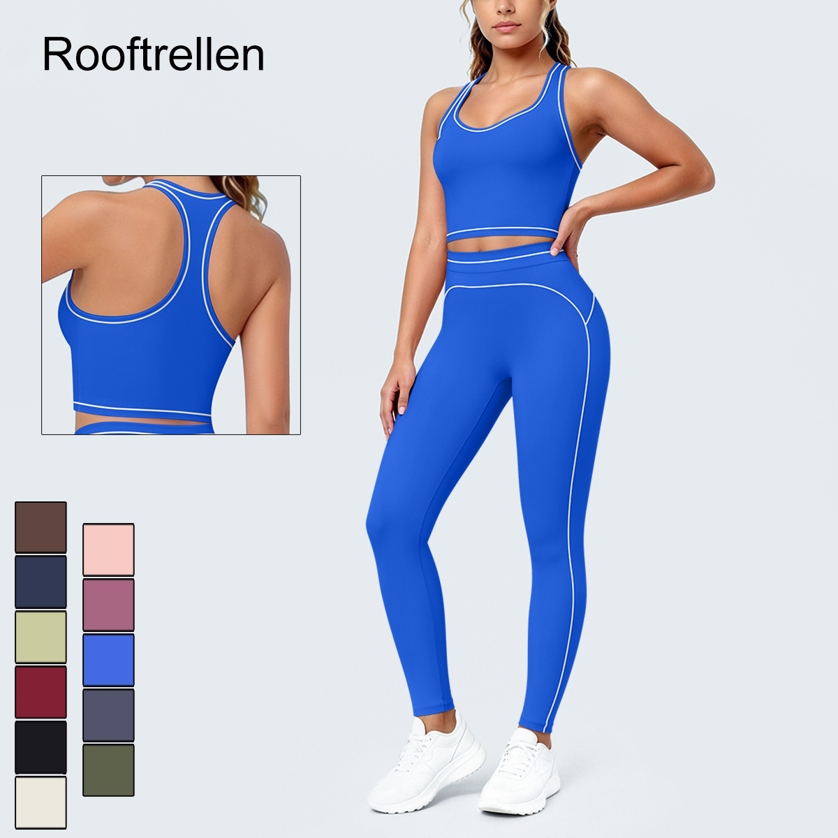 Women'S Fashion Leggings - Woman Summer Gym Sports Yoga Set