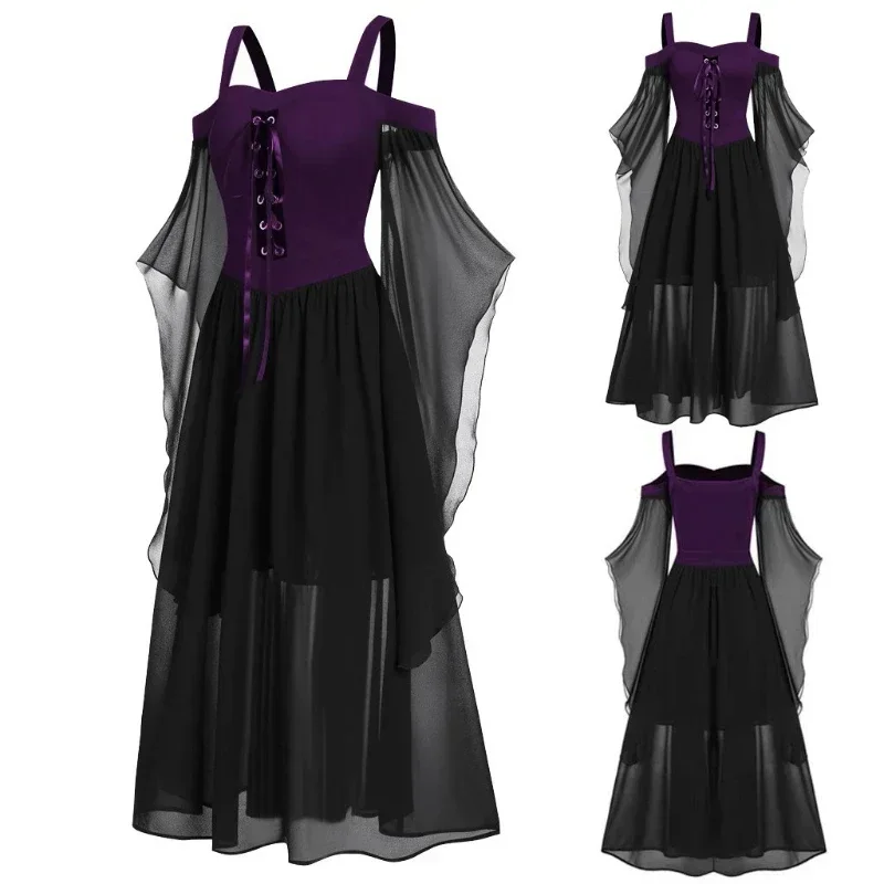 Off Shoulder Top - New Medieval Witch Dress for Women
