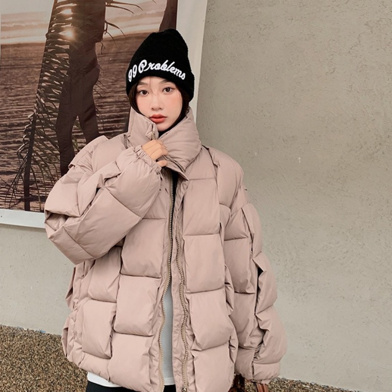 Women'S Fashion Quilted Jacket - Women Clothing Winter Thicken Warm Loose