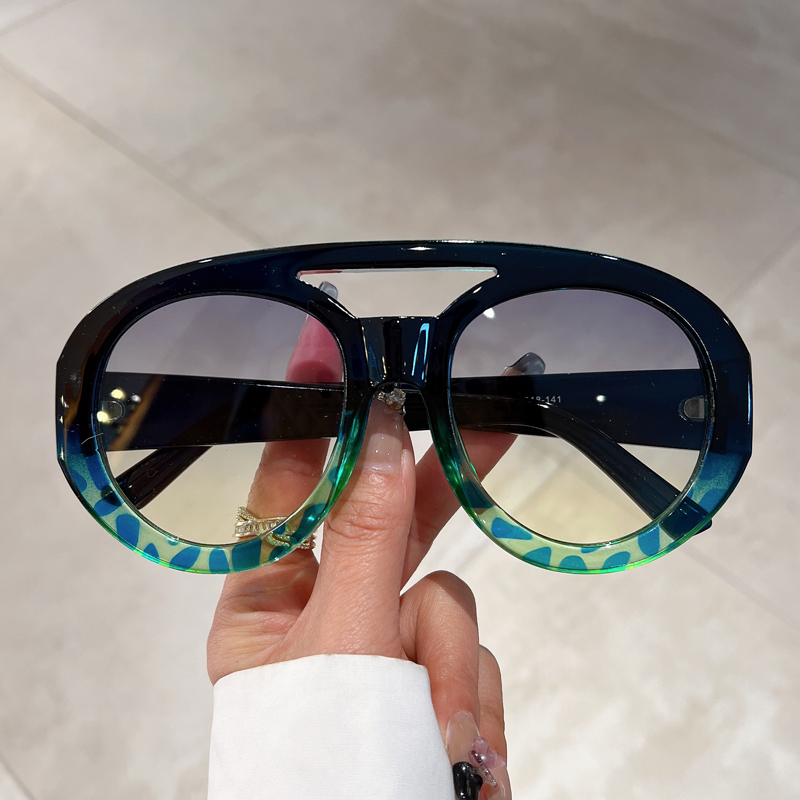 Women'S Fashion Eyewear - Oversized Round Goggle Men Fashion Double