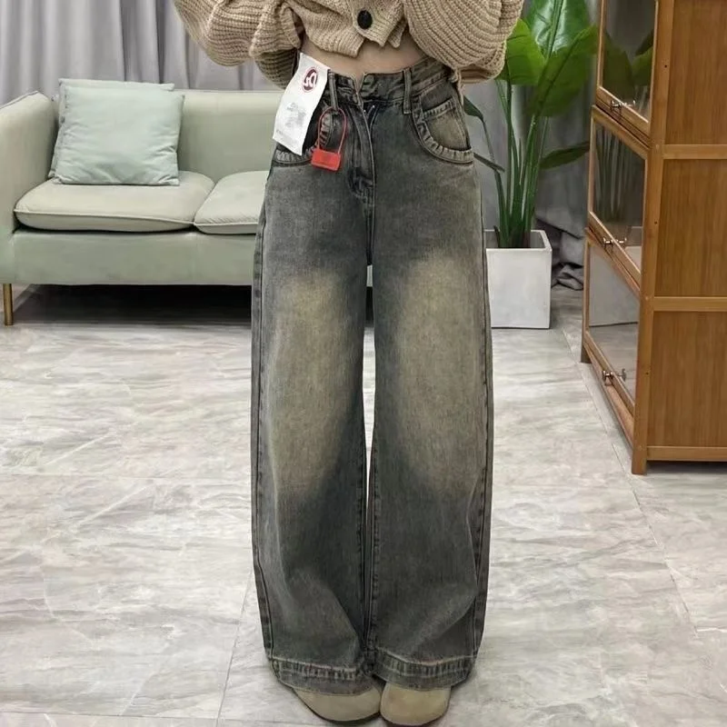 Mom Jeans Women - Vintage Wide-leg Jeans Women's Spring Summer