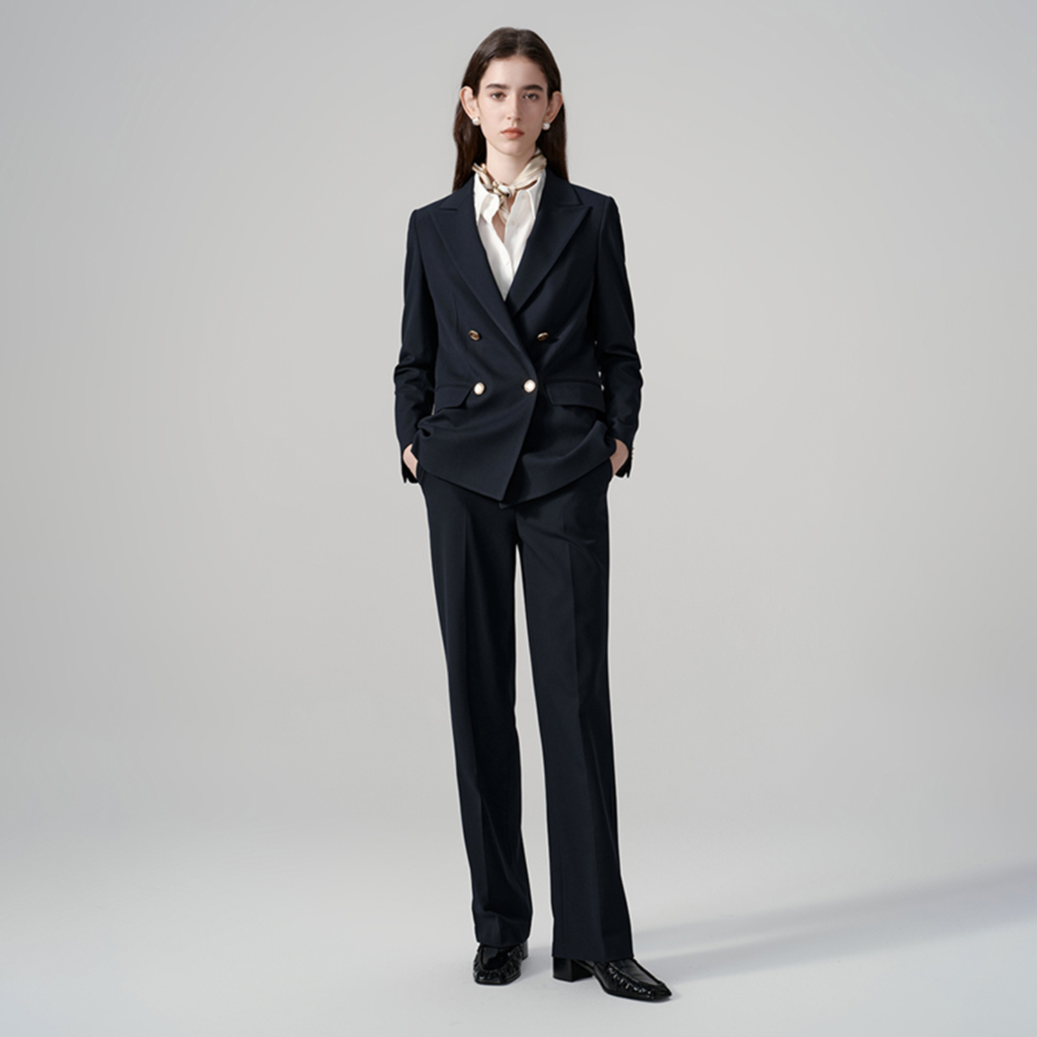 Women'S Fashion Blazer - Allingentle Women Pantsuit Classic Double-Breasted Blazer