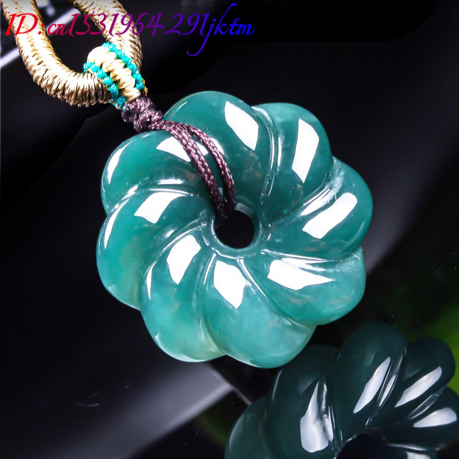 Natural Burmese Jadeite Flower - Women'S Fashion 评论和价格