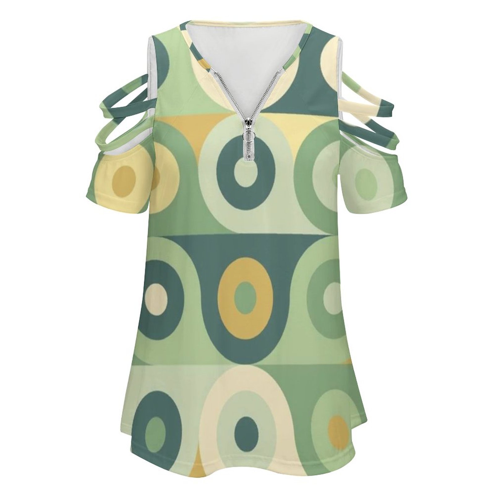 Groovy 70's Pattern Women Zipp - Women'S Fashion In The 60S 评论和价格