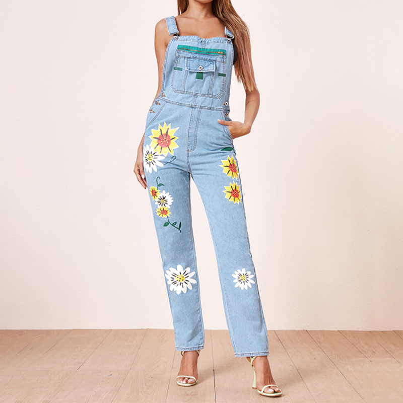 Denim Jumpsuits Women Mom Jean - Mom Jeans Women 评论和价格