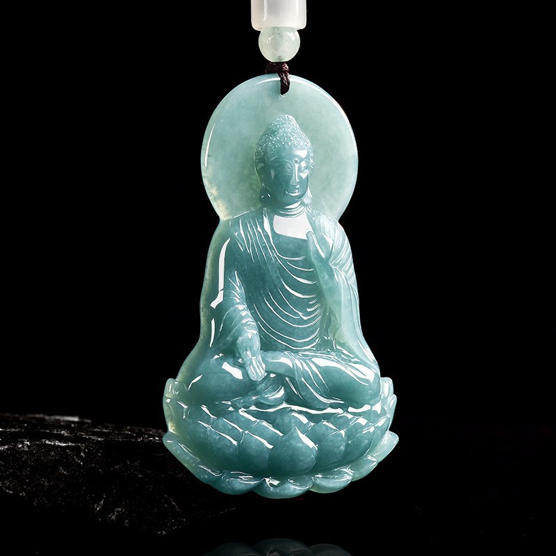 Natural Burmese Jadeite Buddha - Women'S Fashion 评论和价格