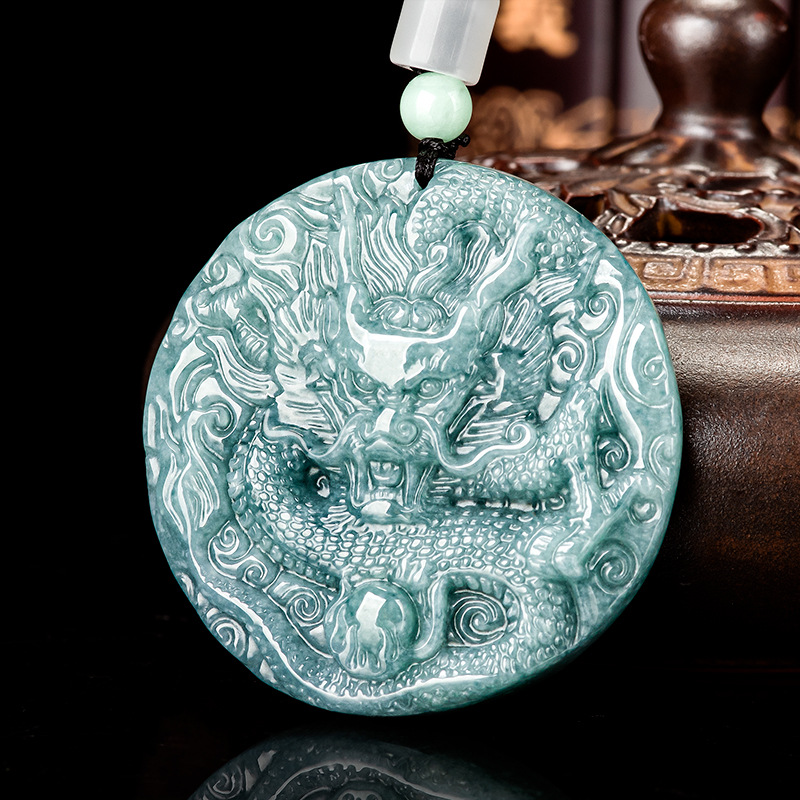 Burmese Jadeite Dragon Pendant - Women'S Fashion 评论和价格