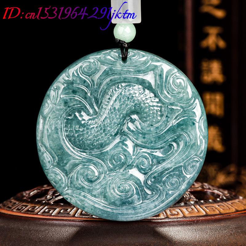 Burmese Jadeite Dragon Pendant - Women'S Fashion 评论和价格