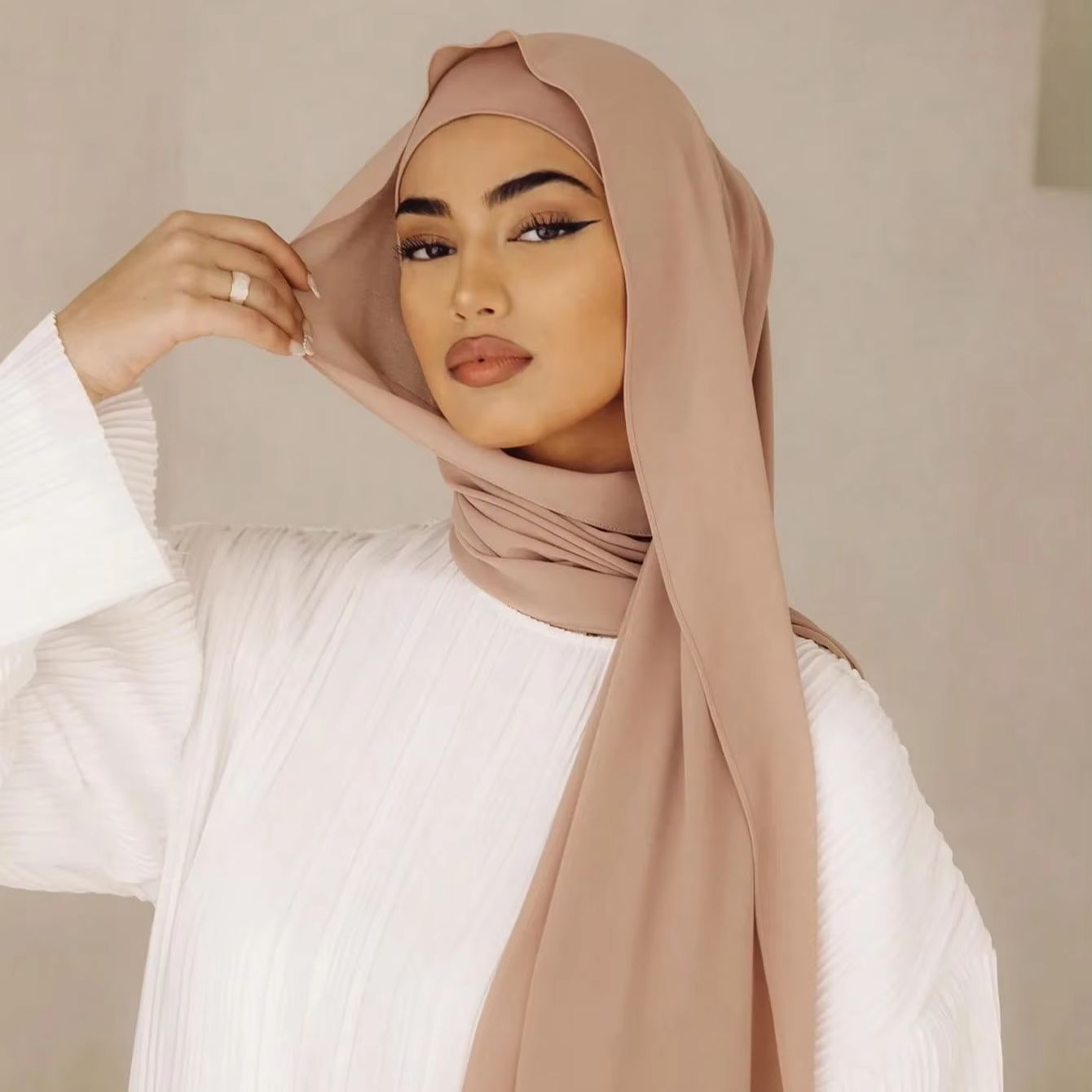 2Pcs/Set Women's Hijab Scarf A - Women'S Fashion Hats 评论和价格