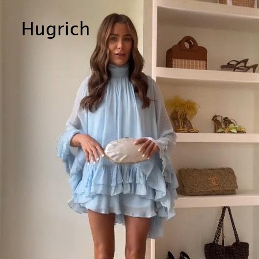 Women Stand Collar Dress Flare - Women Fashion Photoshoot 评论和价格