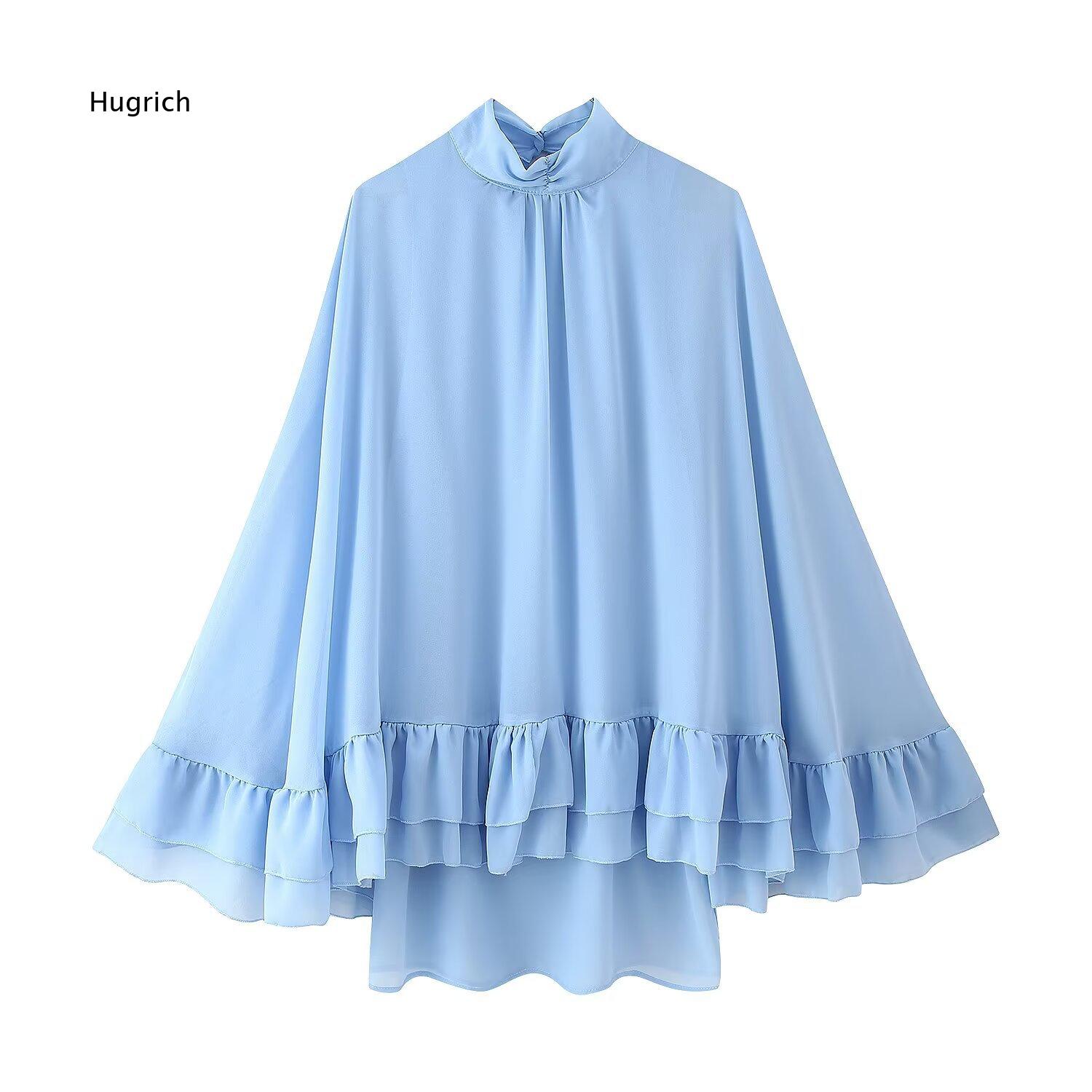 Women Stand Collar Dress Flare - Women Fashion Photoshoot 评论和价格