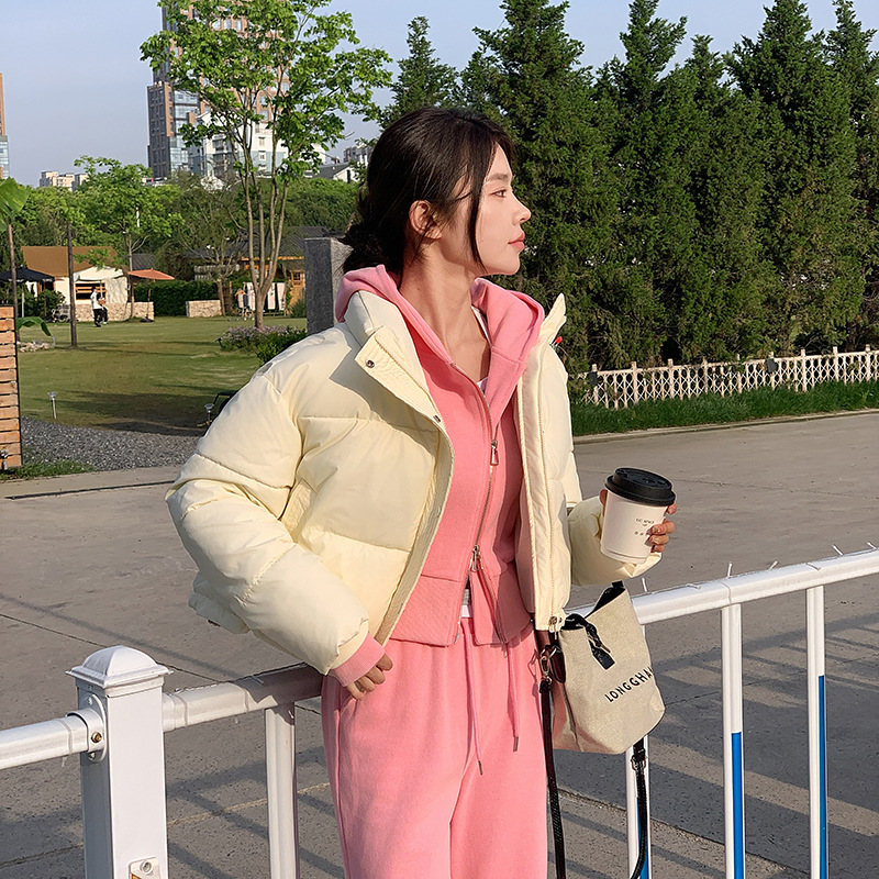 Winter Women Clothes Cropped J - Women'S Fashion Quilted Jacket 评论和价格