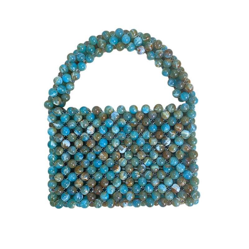 Green Colorful Acrylic Beaded  - Women Fashion Logo Design 评论和价格