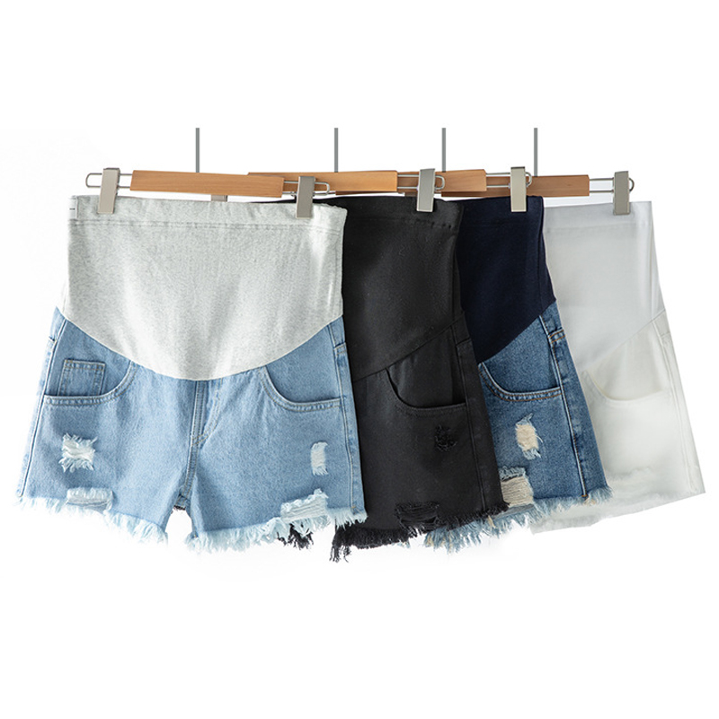 Hot Maternity Shorts High Wais - Mom Jeans Women 评论和价格