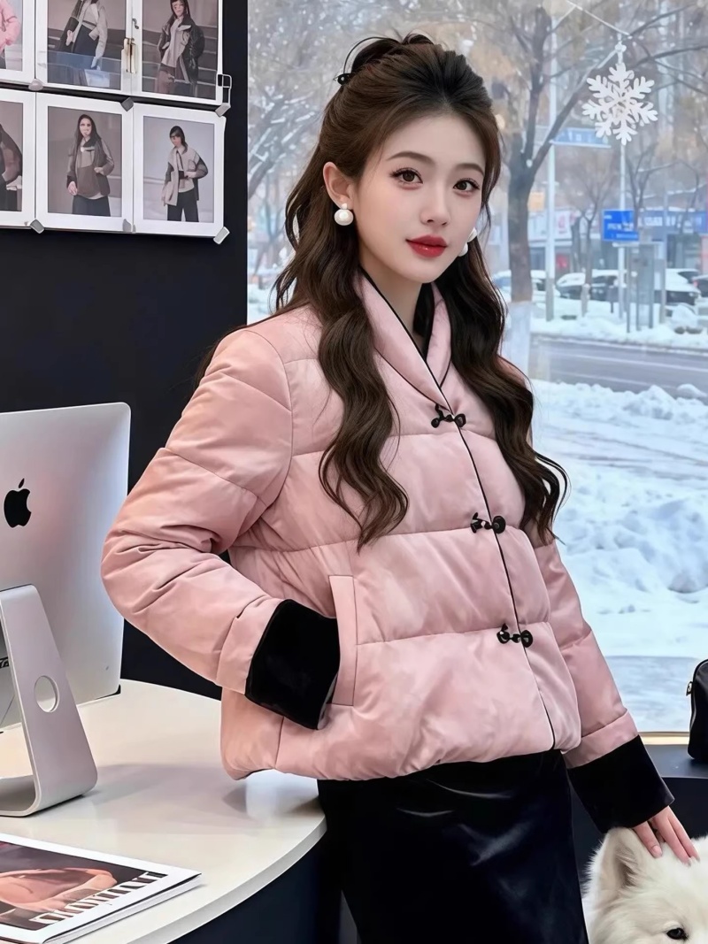 Warm Pink Quilted Jacket for W - Women'S Fashion Quilted Jacket 评论和价格