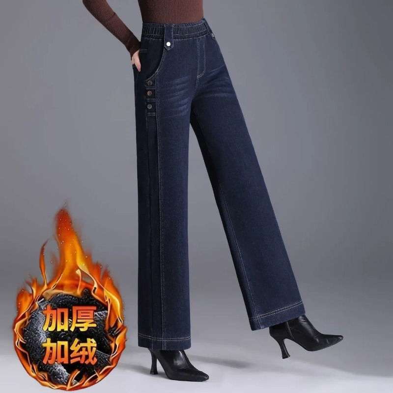 Women Spring Autumn Elastic Wa - Mom Jeans Women 评论和价格