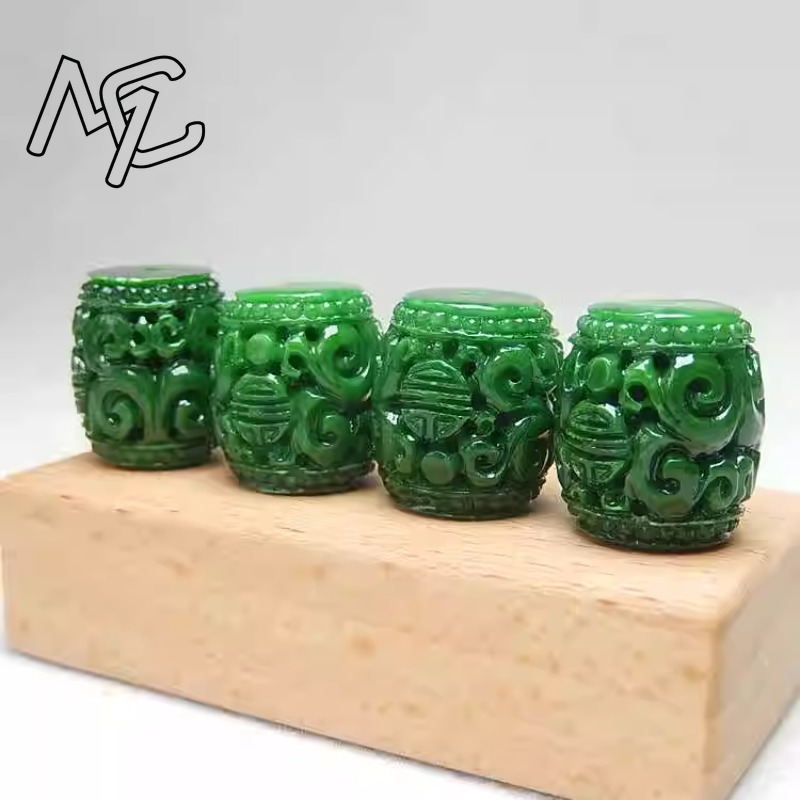 5pc Natural Green Jade Carving - Women'S Fashion 评论和价格