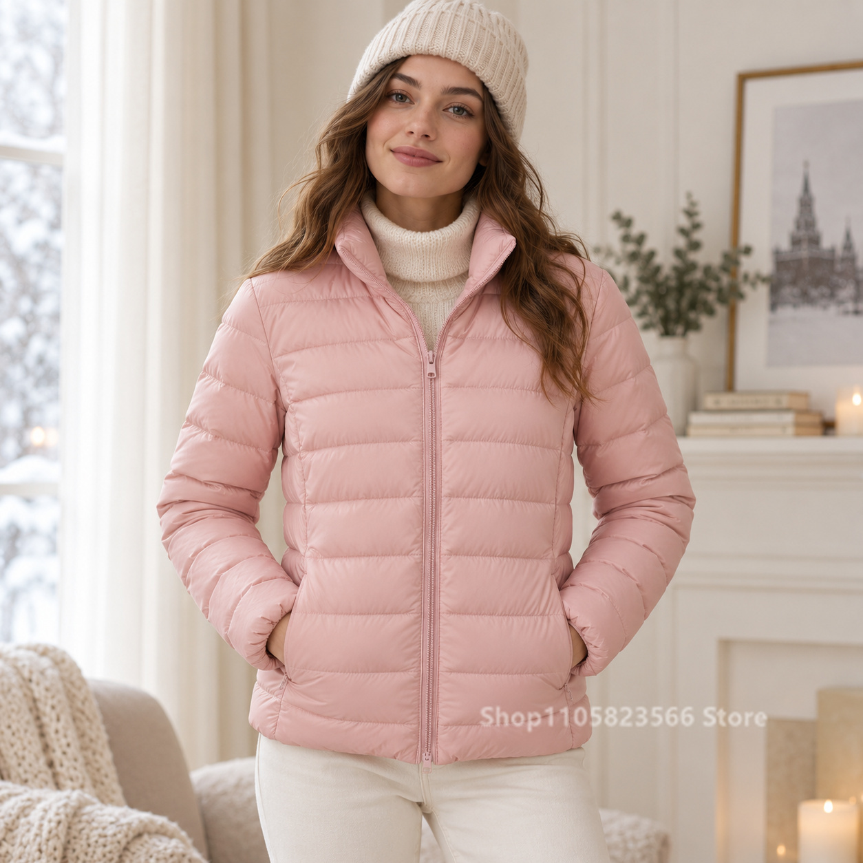 Women Fall Winter Casual Fashi - Women'S Fashion Quilted Jacket 评论和价格