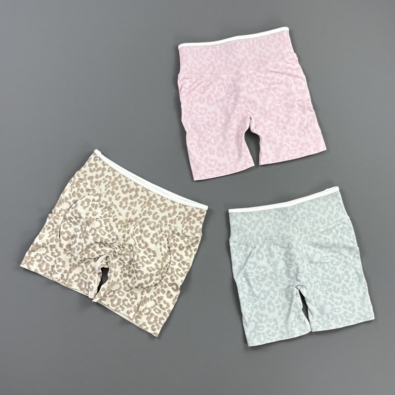 HISTELLO Gym Shorts Leopard Pr - Women'S Fashion Leggings 评论和价格