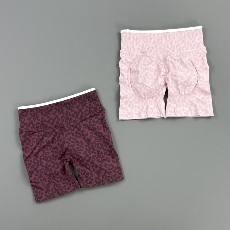 HISTELLO Gym Shorts Leopard Pr - Women'S Fashion Leggings 评论和价格