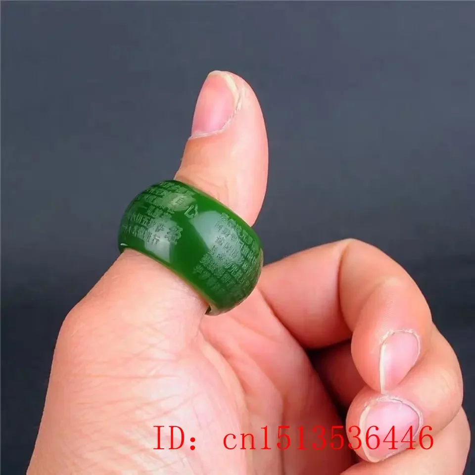 Natural Green Jade 22mm Ring H - Women'S Fashion 评论和价格