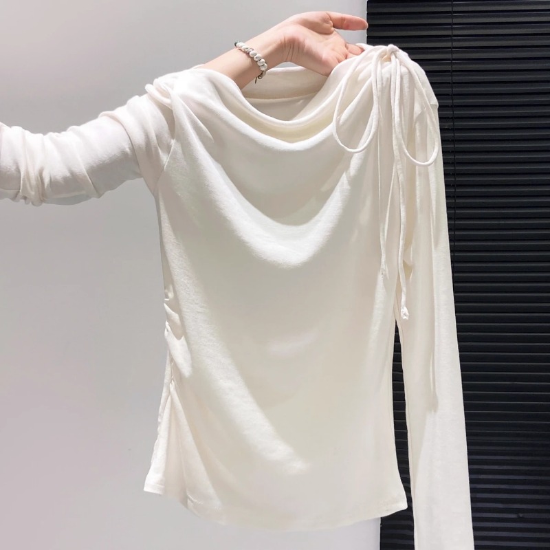 Women Drawstring Off Shoulder  - Off Shoulder Top 评论和价格