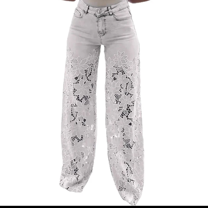 High Waist Wide Leg Jeans Pant - Mom Jeans Women 评论和价格