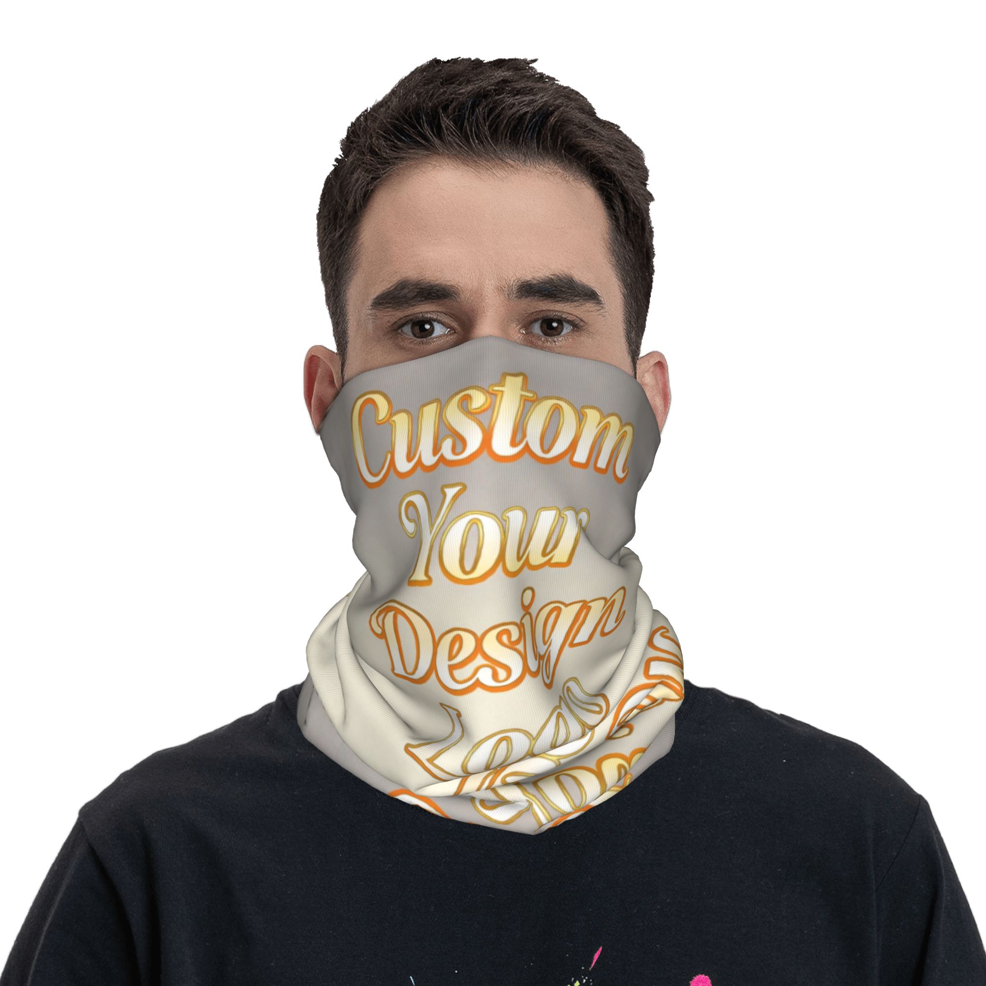 Custom Your Photo Name Bandana - Women Fashion Logo Design 评论和价格