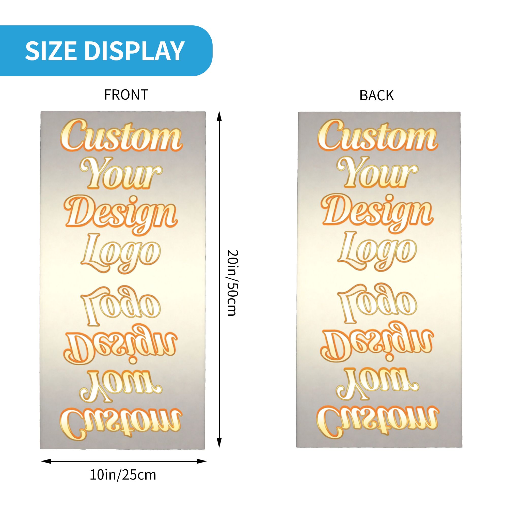 Custom Your Photo Name Bandana - Women Fashion Logo Design 评论和价格