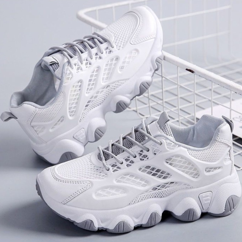 Breathable Mesh Chunky Sneaker - Women'S Fashion Running Shoes 评论和价格