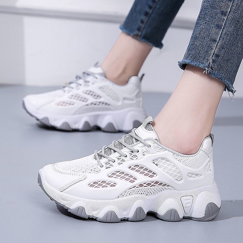 Breathable Mesh Chunky Sneaker - Women'S Fashion Running Shoes 评论和价格
