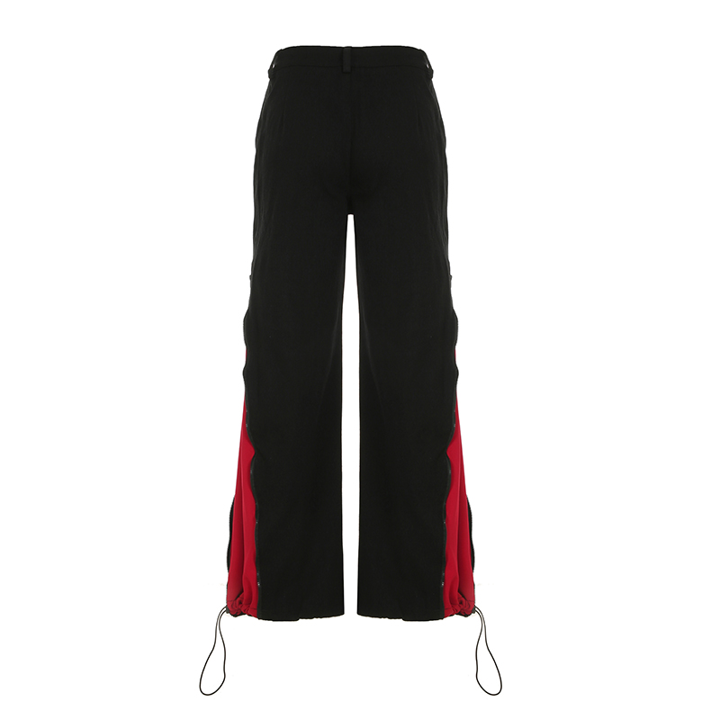 Dark Zipper Patchwork Contrast - Mom Jeans Women 评论和价格