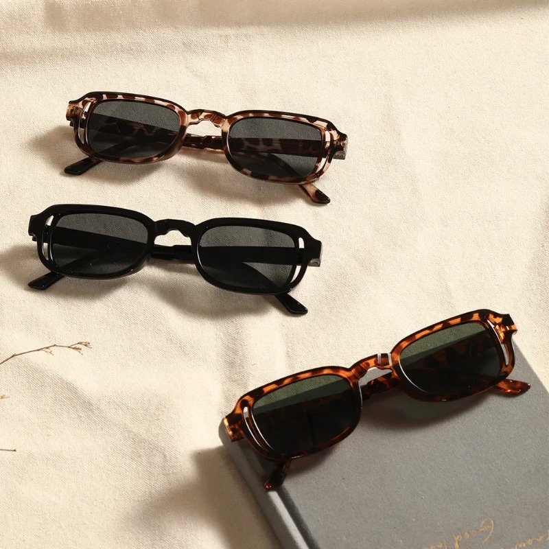 Luxurious Rectangle Sunglasses - Women'S Fashion Eyewear 评论和价格