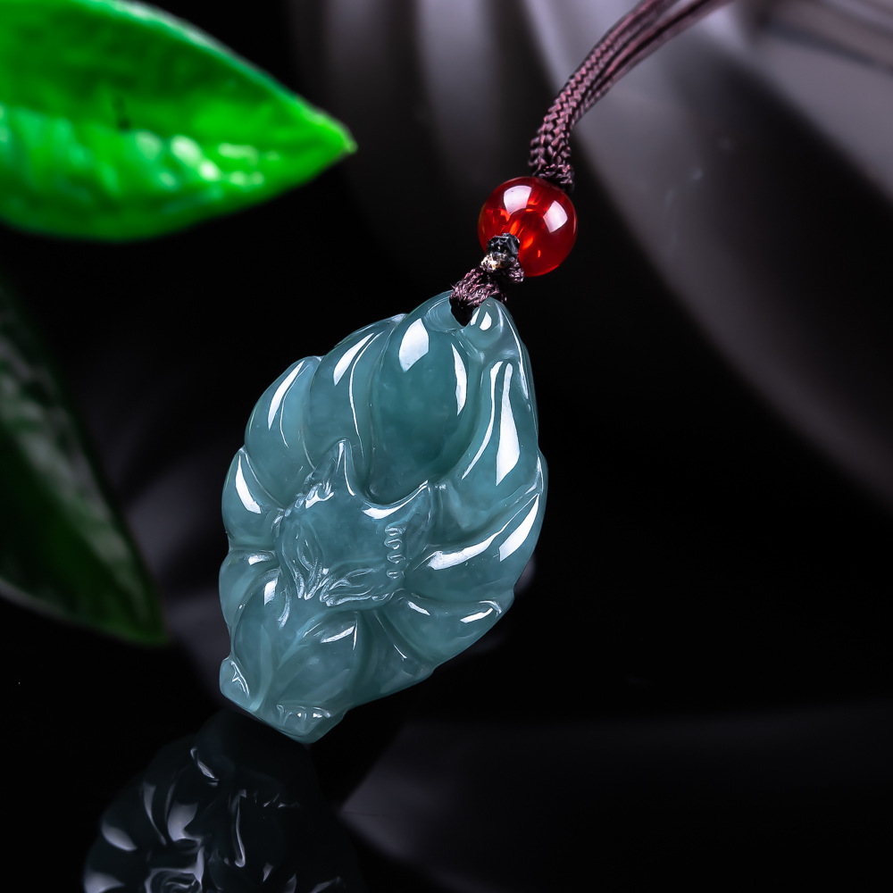 Natural Burmese Jadeite Fox Pe - Women'S Fashion 评论和价格