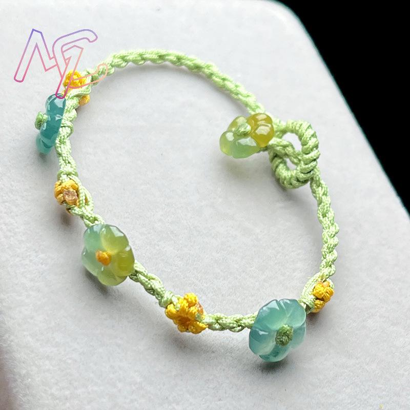 Myanmar Jadeite Flower Bracele - Women'S Fashion 评论和价格