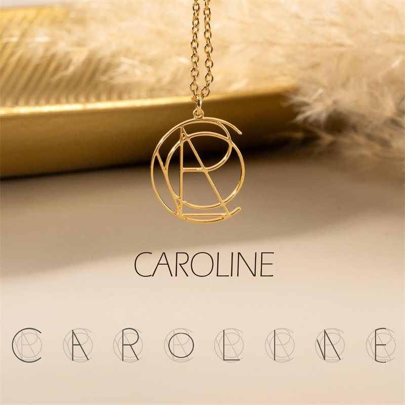 Personalized Logo Name Necklac - Women Fashion Logo Design 评论和价格