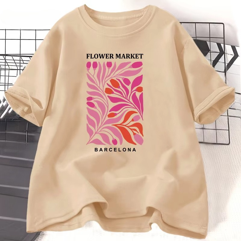 Flower Market Barcelona Tshirt - Women'S Fashion Market Size 评论和价格