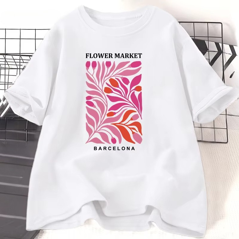 Flower Market Barcelona Tshirt - Women'S Fashion Market Size 评论和价格