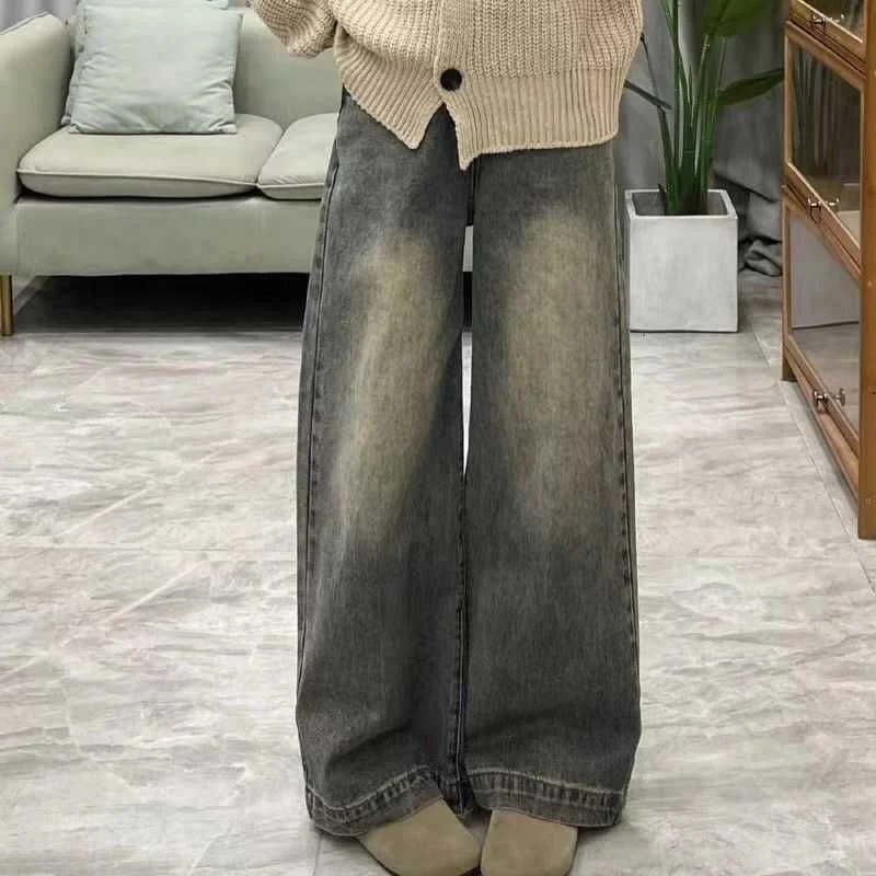 Vintage Wide-leg Jeans Women's - Mom Jeans Women 评论和价格