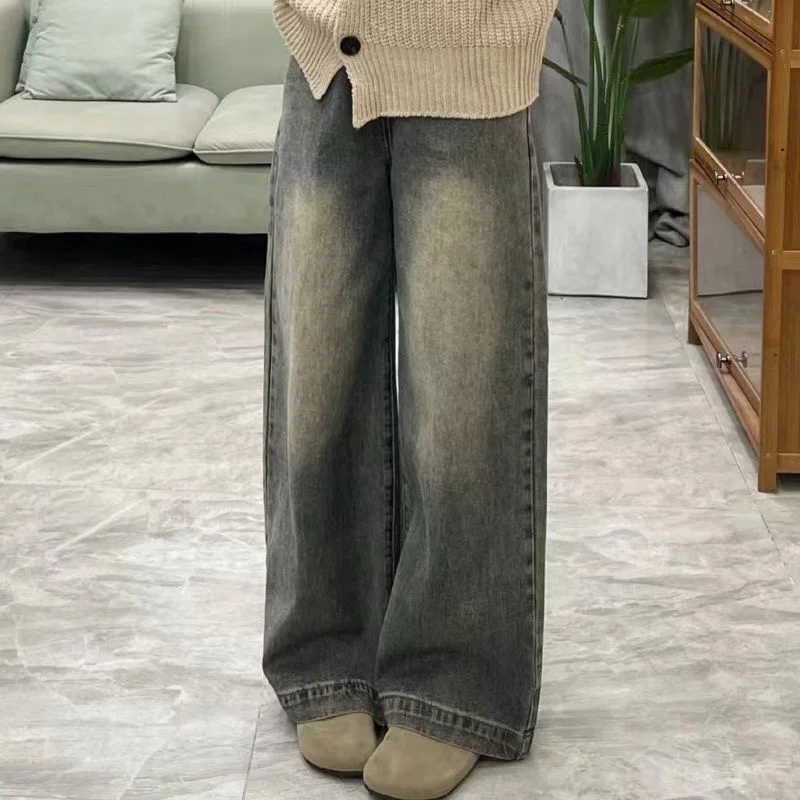 Vintage Wide-leg Jeans Women's - Mom Jeans Women 评论和价格