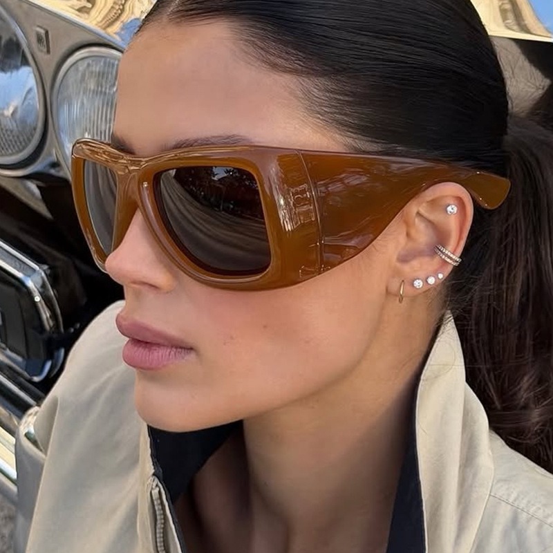 Vintage Oversize Square Y2K Su - Women'S Fashion Eyewear 评论和价格
