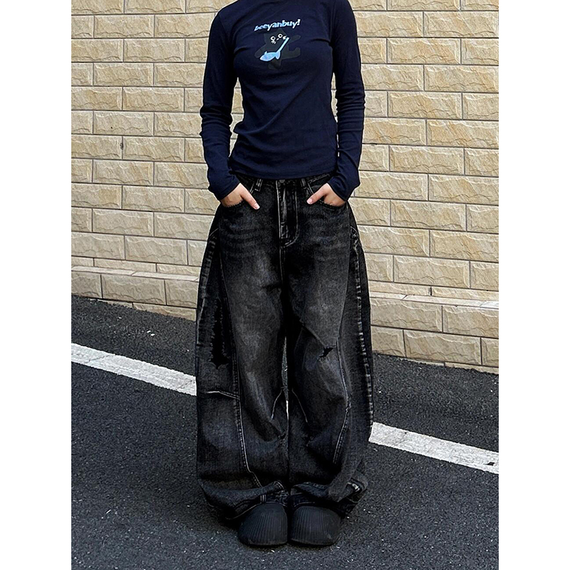 ZHIZOU Women Tomboy Dark Acade - Mom Jeans Women 评论和价格