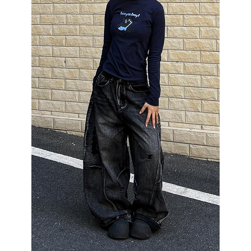 ZHIZOU Women Tomboy Dark Acade - Mom Jeans Women 评论和价格