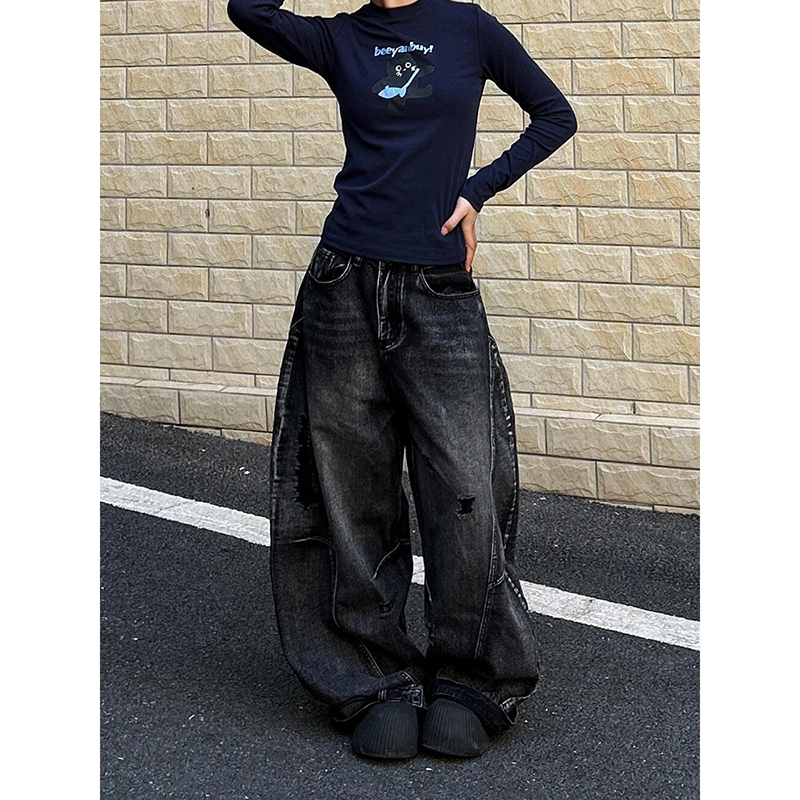 ZHIZOU Women Tomboy Dark Acade - Mom Jeans Women 评论和价格