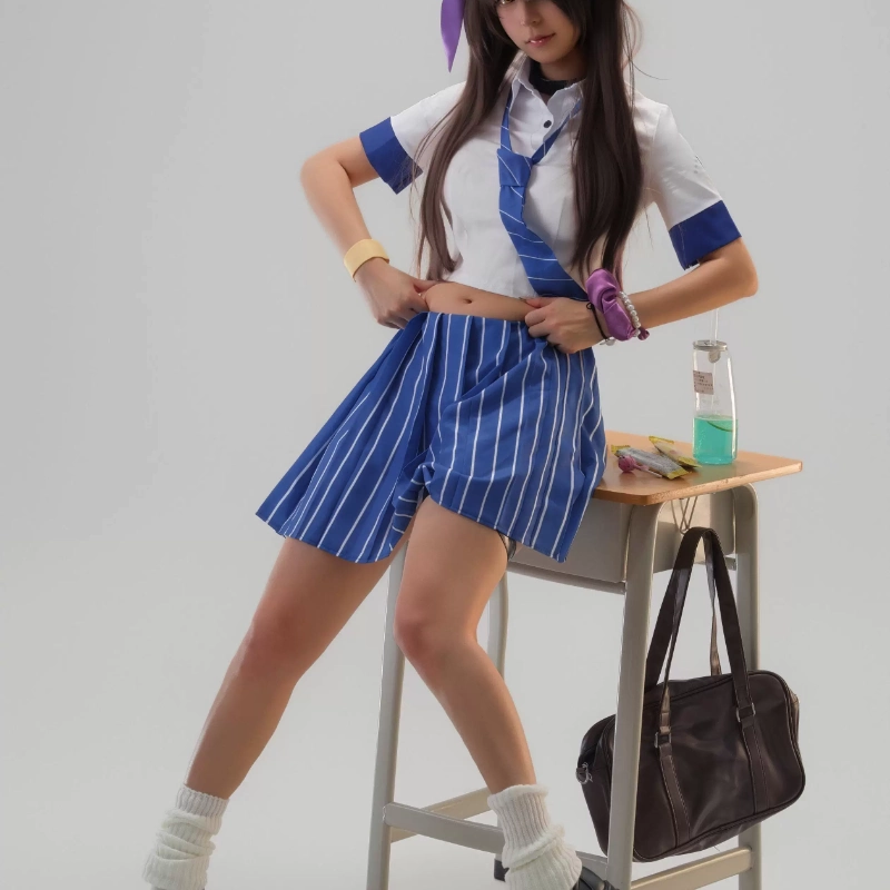 Naga Cosplay Costume JK Unifor - Pleated Skirt Women 评论和价格