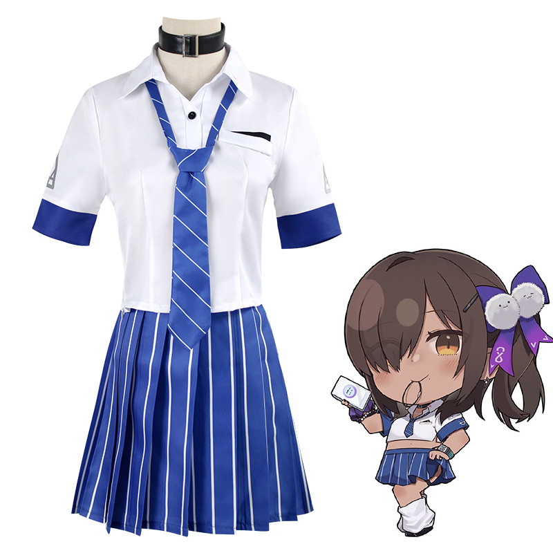 Naga Cosplay Costume JK Unifor - Pleated Skirt Women 评论和价格