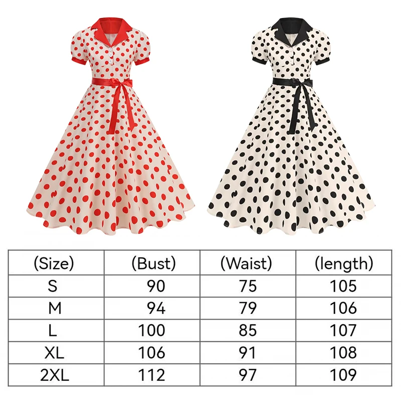 Vintage Polka Dot Summer Dress - Women'S Fashion In The 60S 评论和价格