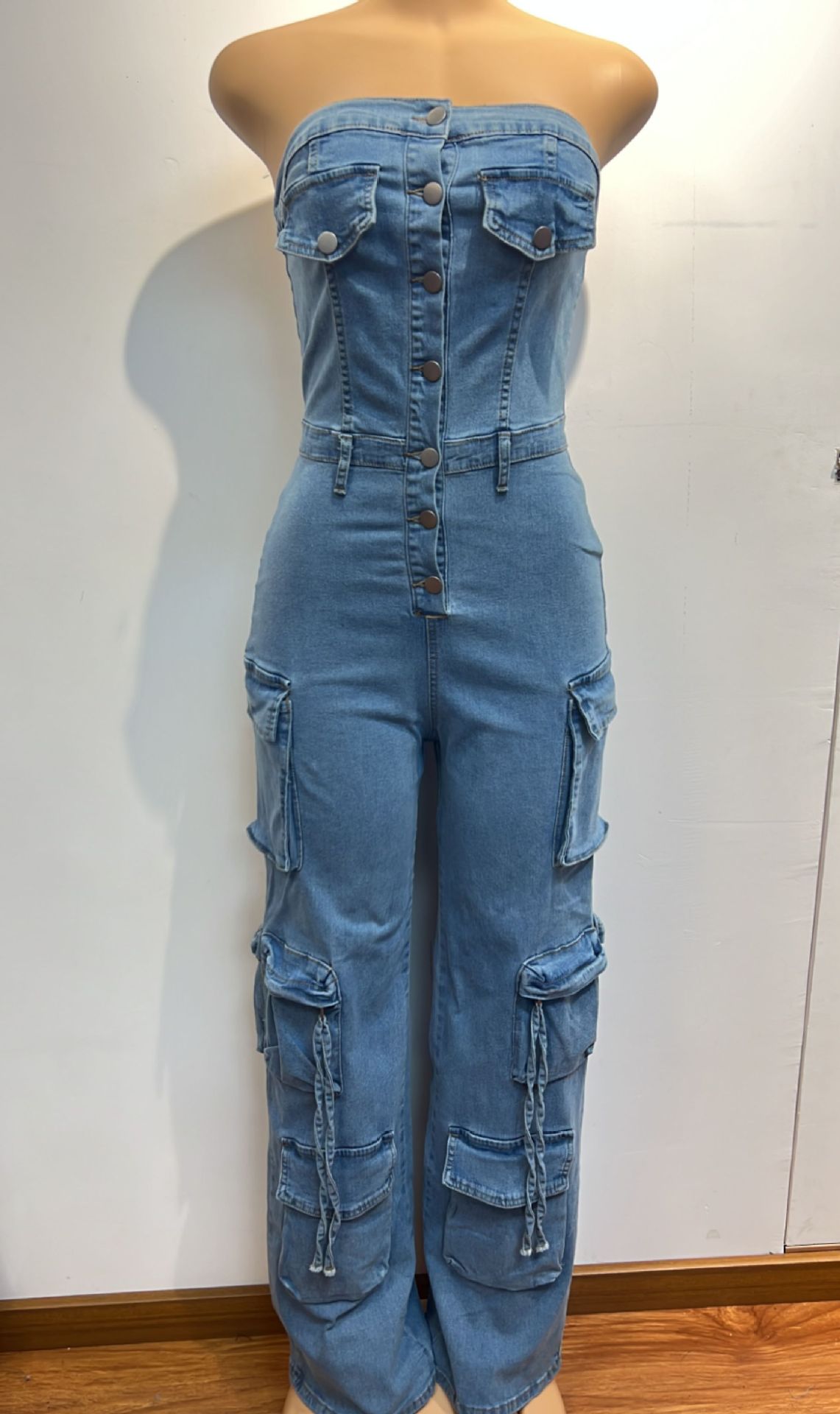 Jumpsuits Women Strapless One  - Mom Jeans Women 评论和价格