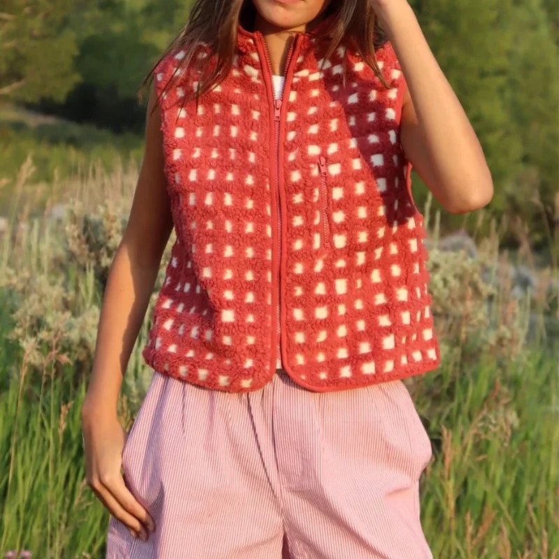Women's Polar Fleece Vest New  - Women'S Fashion Quilted Jacket 评论和价格
