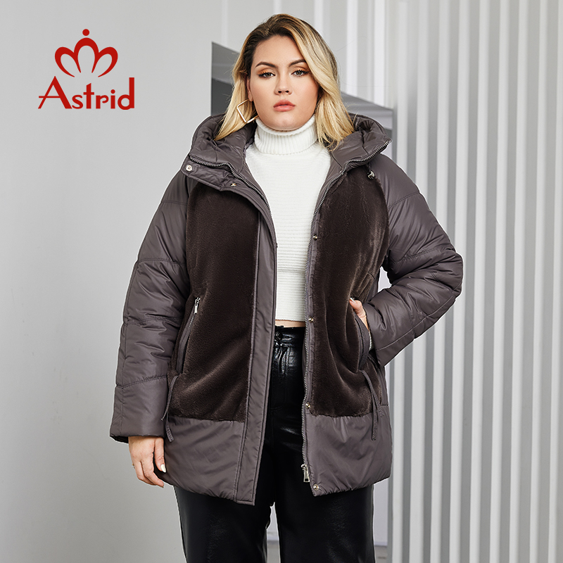 Astrid Plus Size Winter Jacket - Women'S Fashion Quilted Jacket 评论和价格